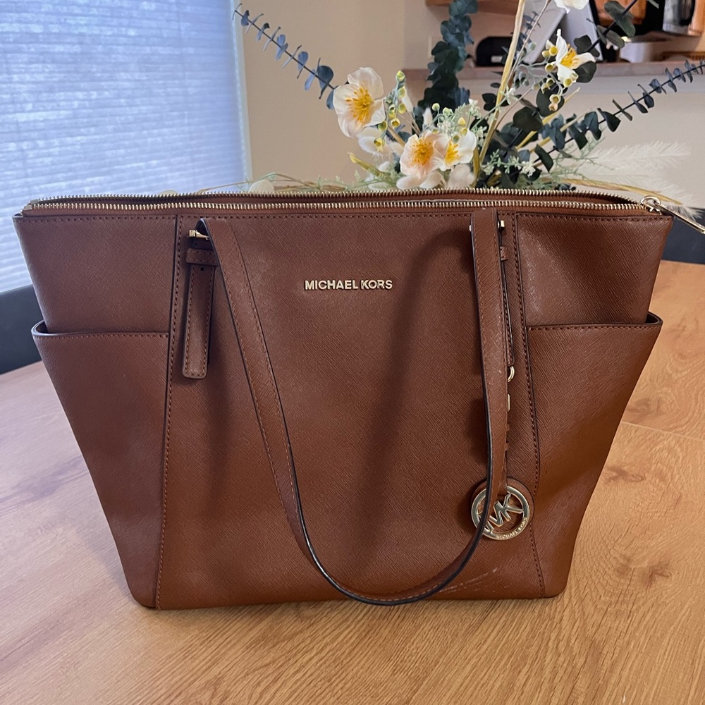 Michael Kors Brown Totes Bag